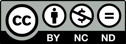 Attribution-NonCommercial-NoDerivatives 4.0 International